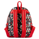 Mickey and Minnie Mouse Heart Hands Valentines Mini Backpack Back View