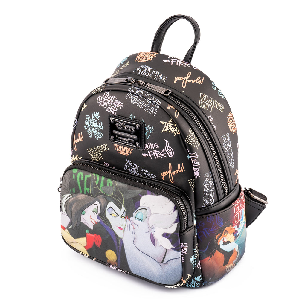Villains Club Mini Backpack Top Side View-zoom