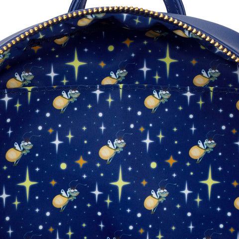 Exclusive - Princess Tiana and the Frog Bayou Scene Light Up Mini Backpack Inside Lining View