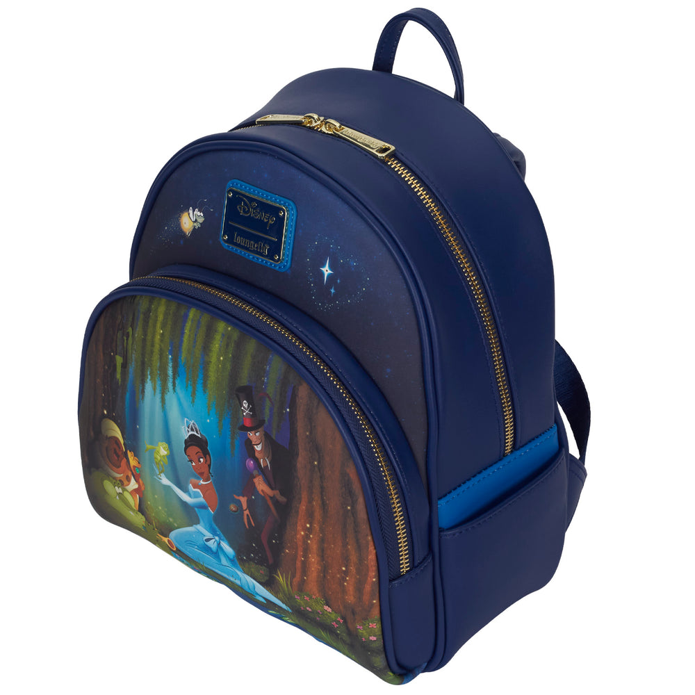 Exclusive - Princess Tiana and the Frog Bayou Scene Light Up Mini Backpack Top Side View-zoom