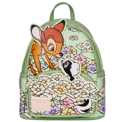 Exclusive - Bambi and Flower Mini Backpack Front View