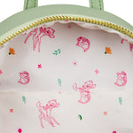 Exclusive - Bambi and Flower Mini Backpack Inside Lining View