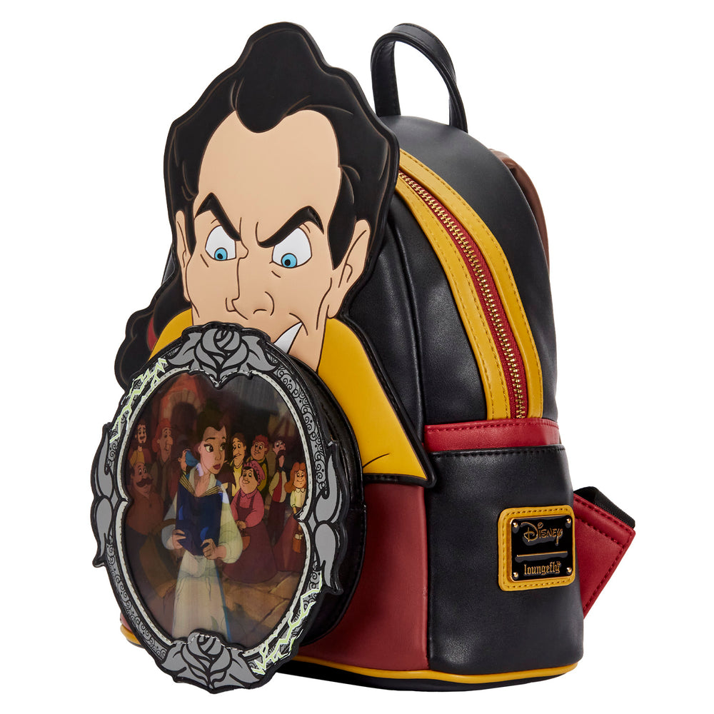 Beauty and the Beast Gaston Villains Scene Mini Backpack Side View-zoom