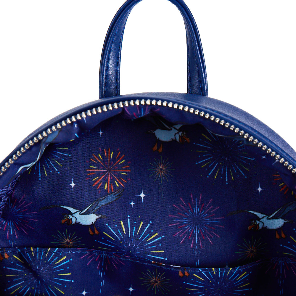 The Little Mermaid Ariel Fireworks Glow and Light Up Mini Backpack Inside Lining View-zoom