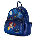 The Little Mermaid Ariel Fireworks Glow and Light Up Mini Backpack Side View