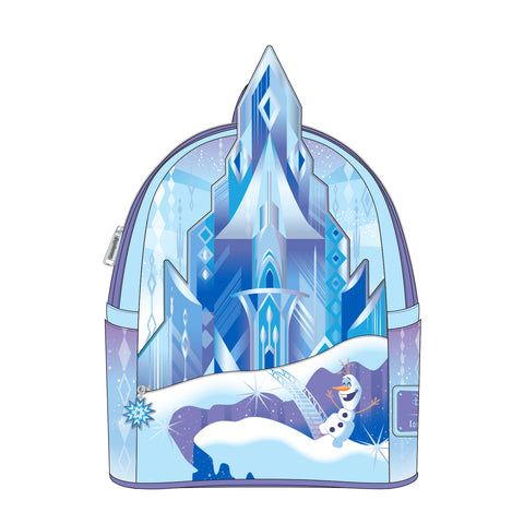 Frozen Princess Elsa Castle Mini Backpack Front View