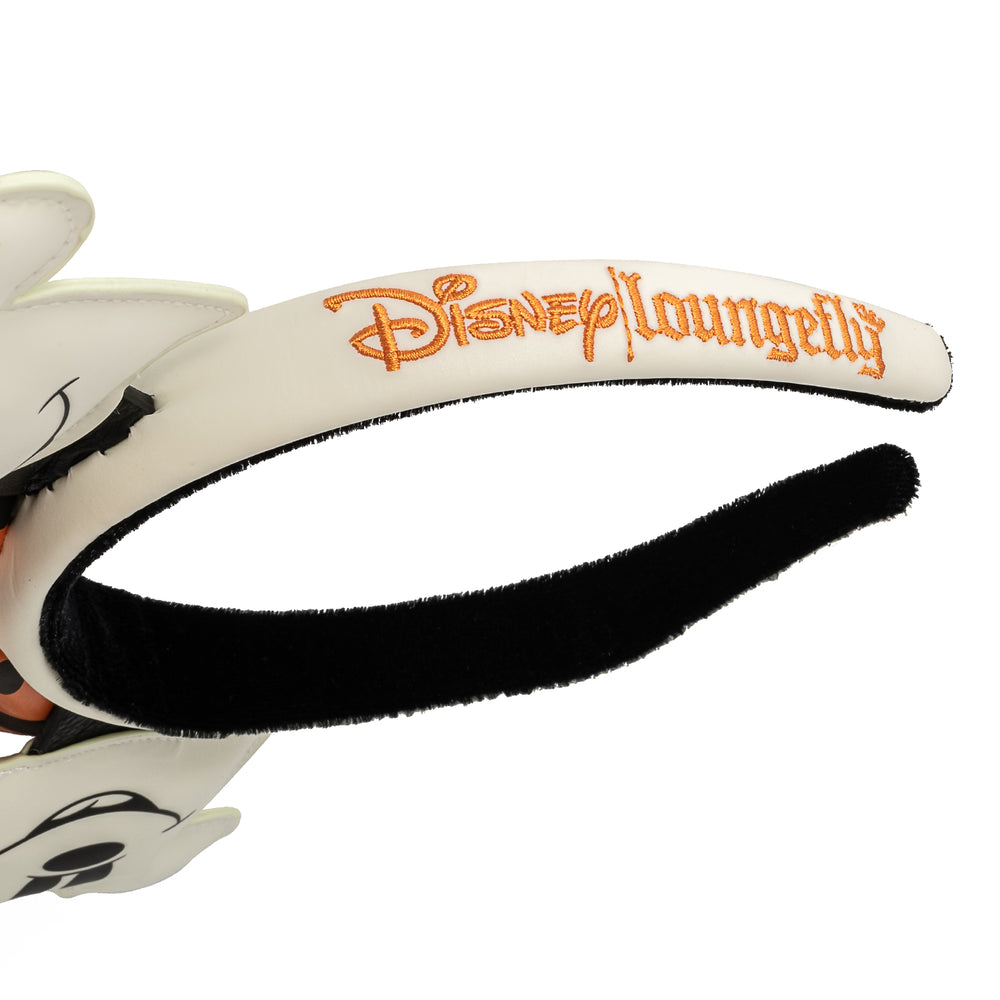 Disney Minnie Mouse Ghost Glow in the Dark Ears Headband Side View-zoom