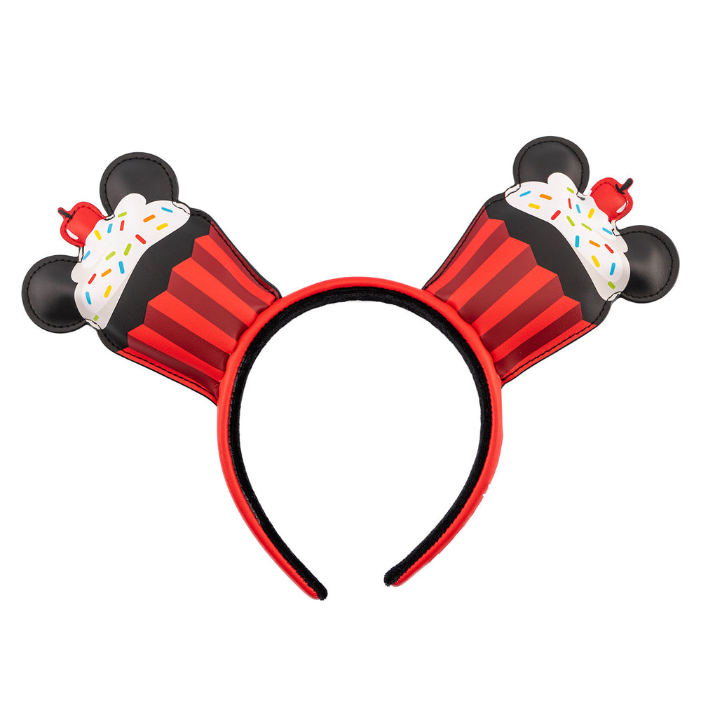 Exclusive - Mickey Mouse Sprinkle Cupcake Ears Headband Back View-zoom
