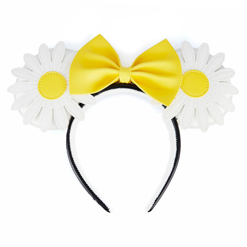 Minnie Mouse Daisy Ears Headband Front View-zoom