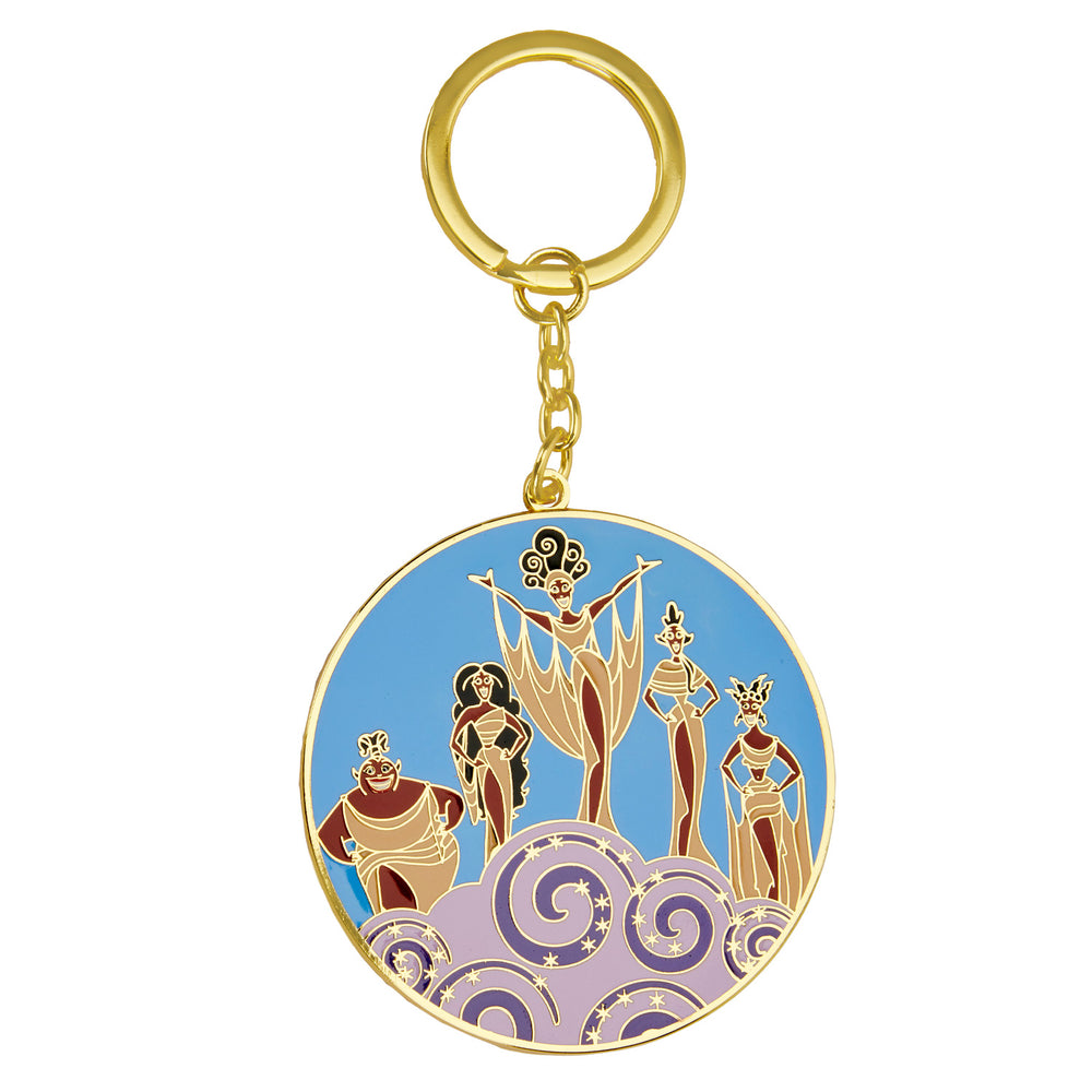 Hercules Muses Keychain Front View-zoom