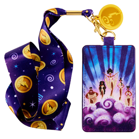 Hercules Muses Lanyard with Card Holder Front View