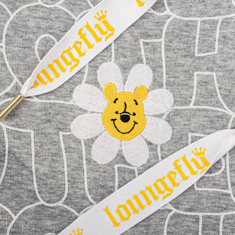 Loungefly Disney Winnie the Pooh Oh Bother Print Hoodie Closeup Daisy View