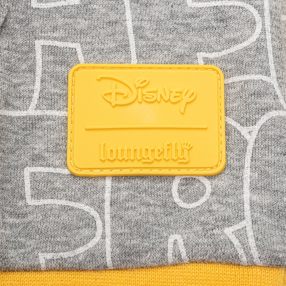 Loungefly Disney Winnie the Pooh Oh Bother Print Hoodie Closeup Logo View-zoom