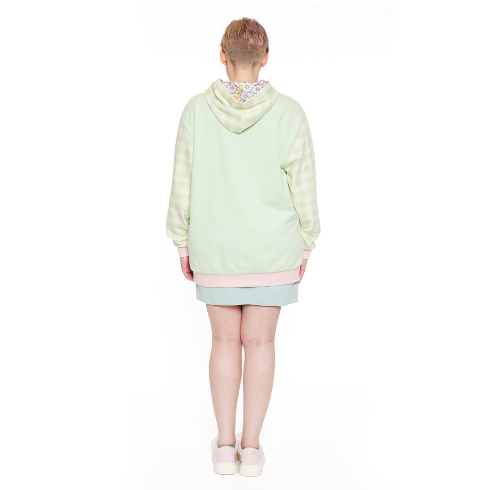 Bambi and Flower Spring Time Hoodie Full Length Back Model View-zoom