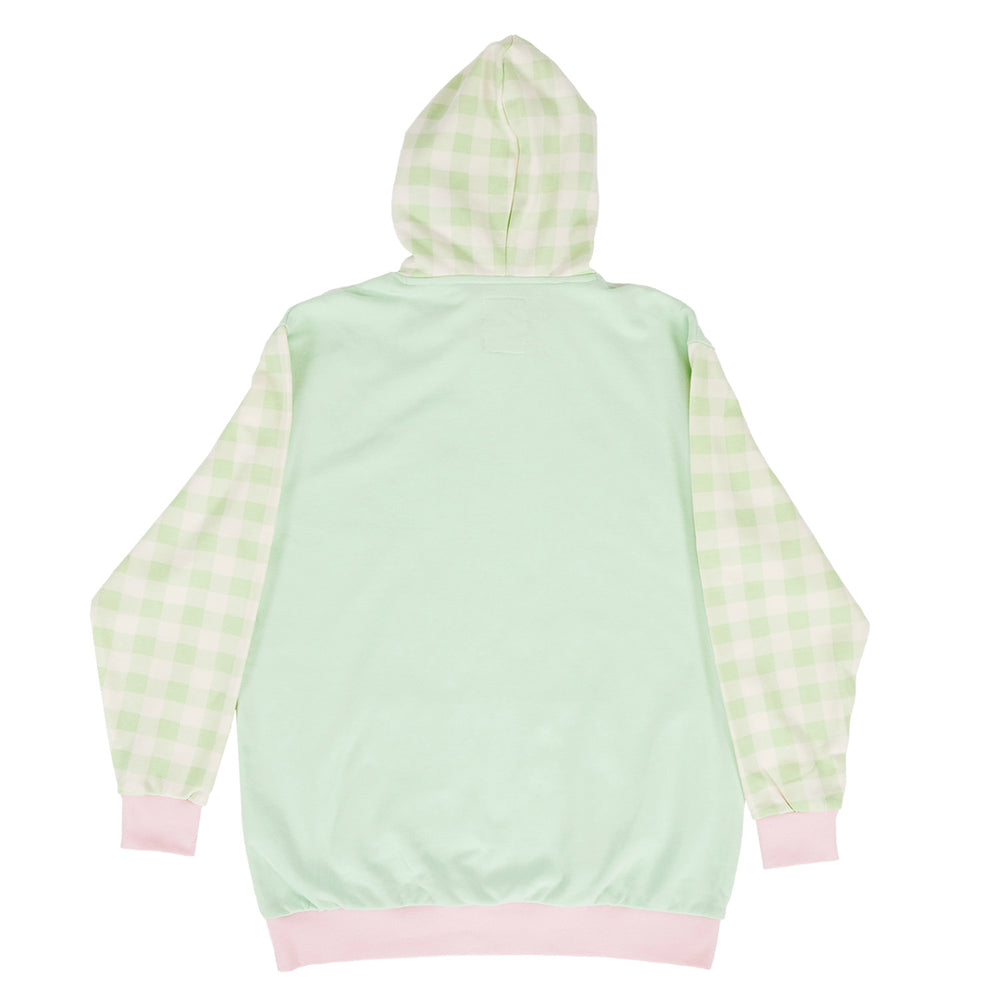 Bambi and Flower Spring Time Hoodie Back Flat View-zoom