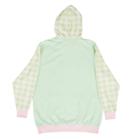 Bambi and Flower Spring Time Hoodie Back Flat View