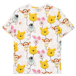 Loungefly Disney Winnie the Pooh & Friends Balloons Print Tee Front Flat View