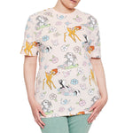 Bambi Spring Time Tee Closeup Front Model View