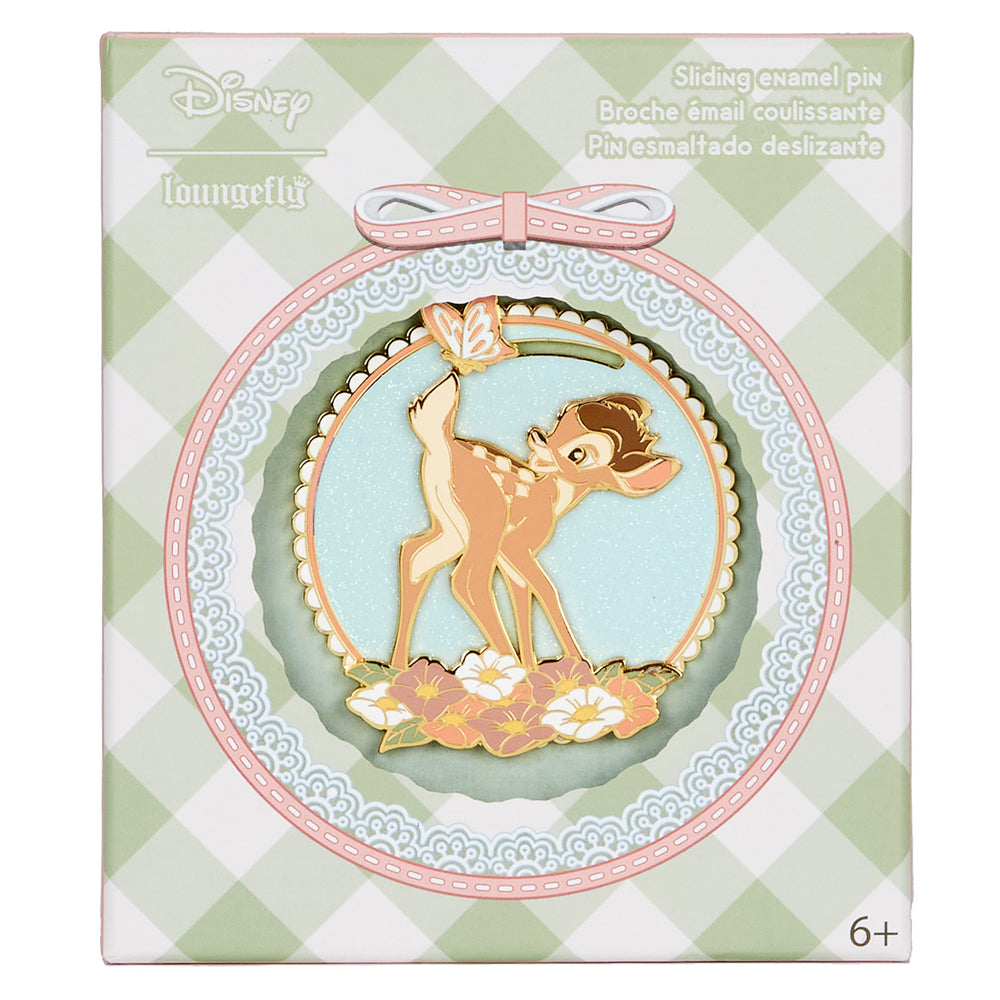 Bambi Spring Time Sliding Pin Front in Box View-zoom