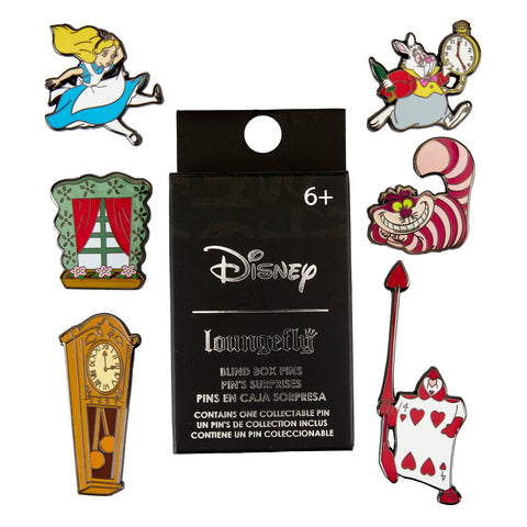 Alice in Wonderland Blind Box Pin Front View
