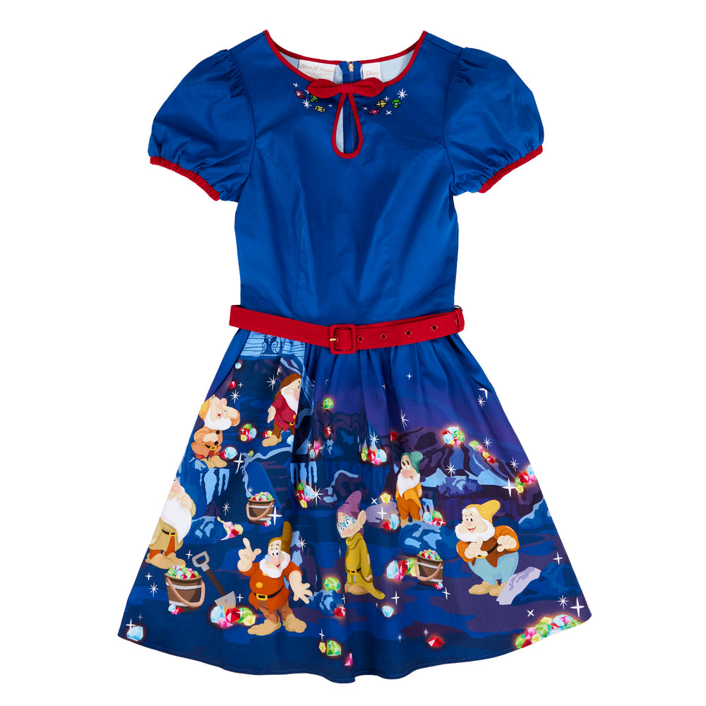 Stitch Shoppe Snow White Lauren Dress Front Flat View-zoom