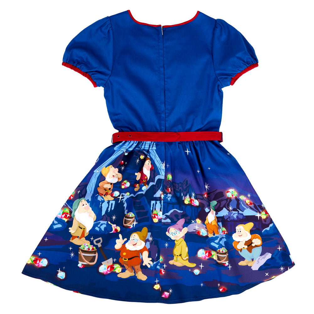 Stitch Shoppe Snow White Lauren Dress Back Flat View-zoom