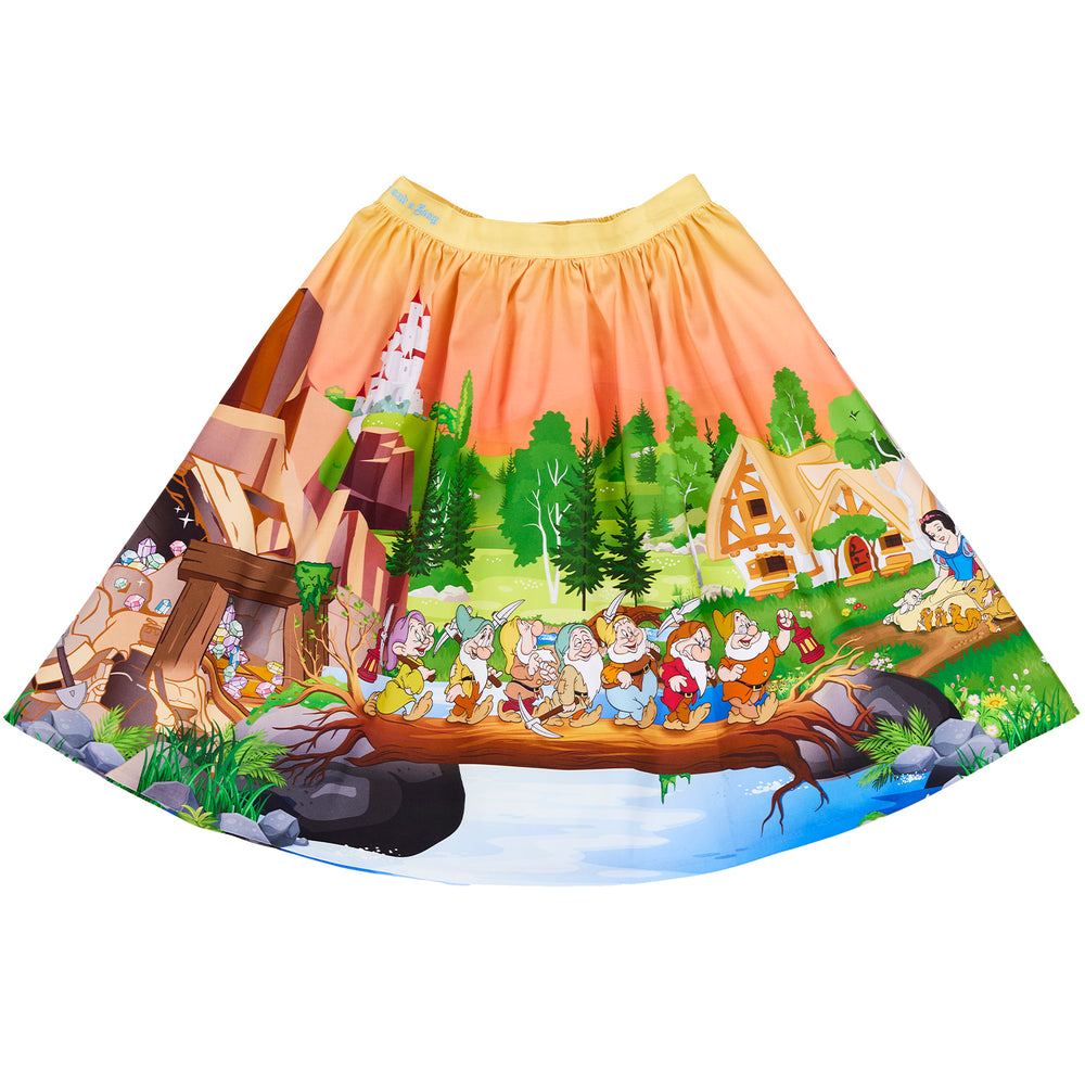 Stitch Shoppe Snow White Sandy Skirt Front Flat View-zoom