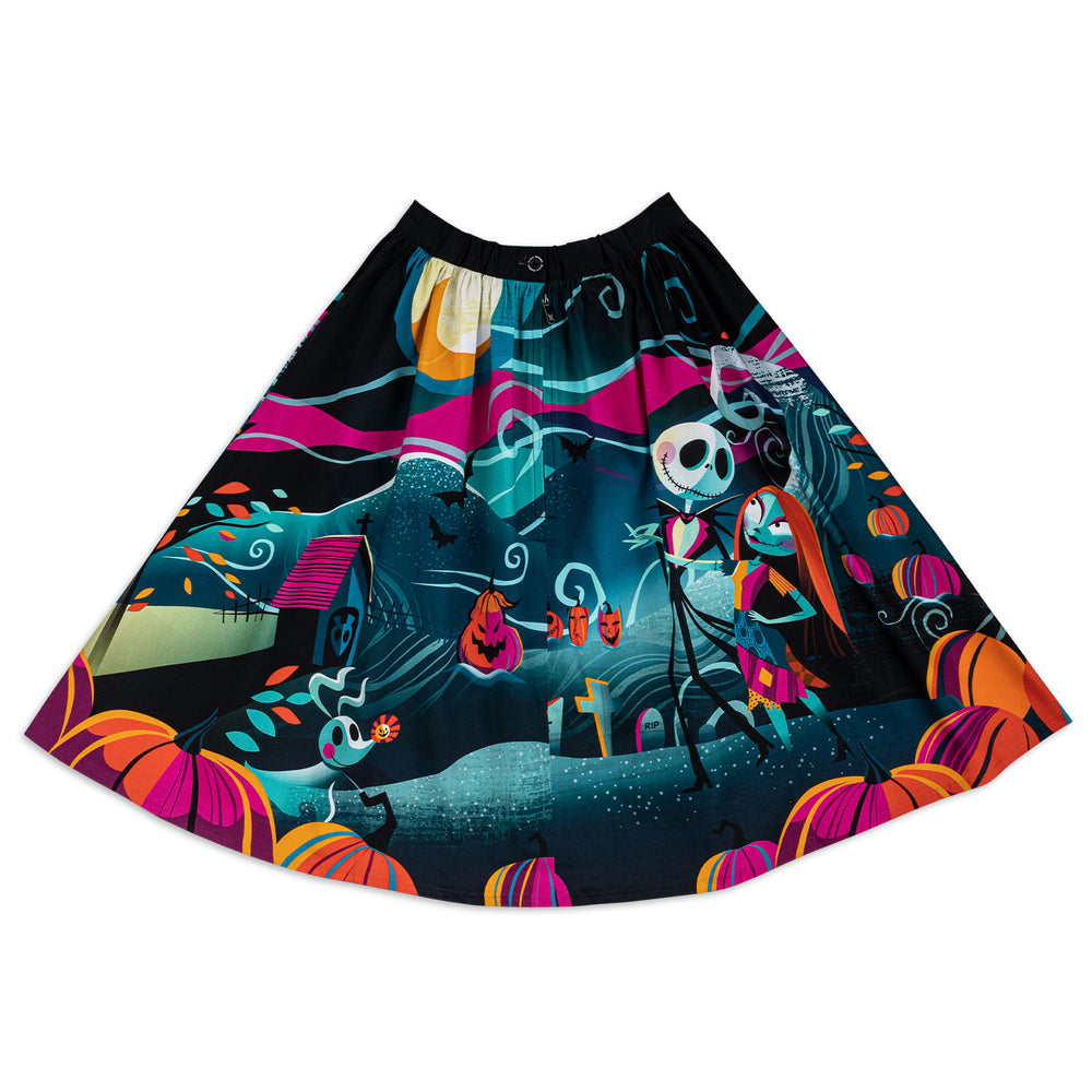 Disney Stitch Shoppe The Nightmare Before Christmas "Sandy" Skirt Back Flat View-zoom
