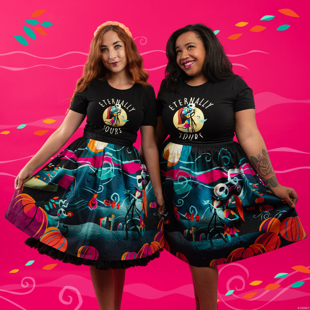 Disney Stitch Shoppe The Nightmare Before Christmas "Sandy" Skirt Lifestyle View-zoom