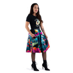Disney Stitch Shoppe The Nightmare Before Christmas "Sandy" Skirt Full Side Model View