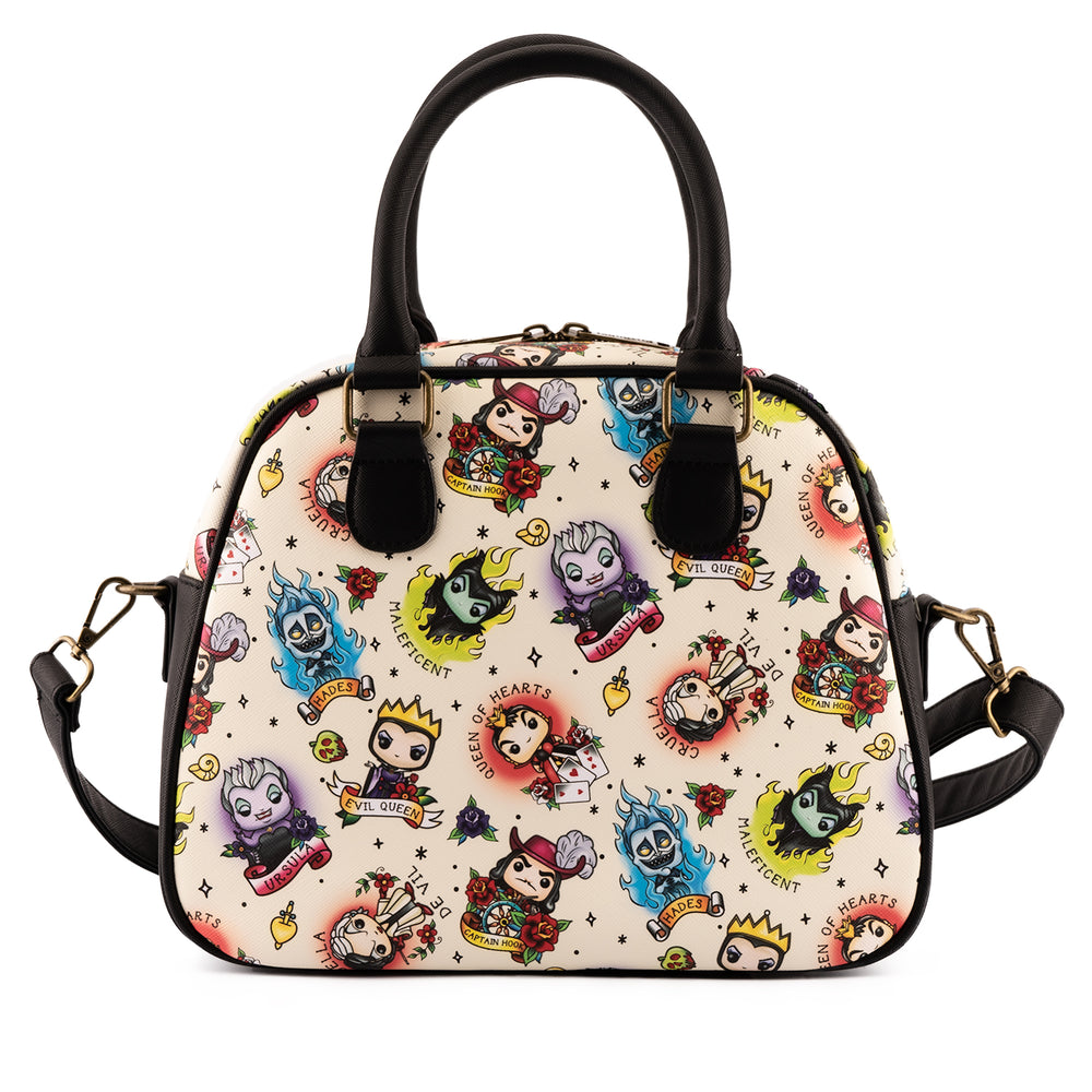 Funko Pop! by Loungefly Disney Villains Tattoo Crossbody Bag Front View-zoom