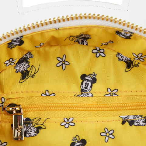 Minnie Mouse Daisy Crossbody Bag Inside Lining View