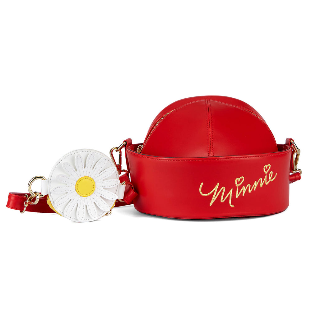 Exclusive - Minnie Mouse Daisy Hat Crossbody Bag Front View-zoom