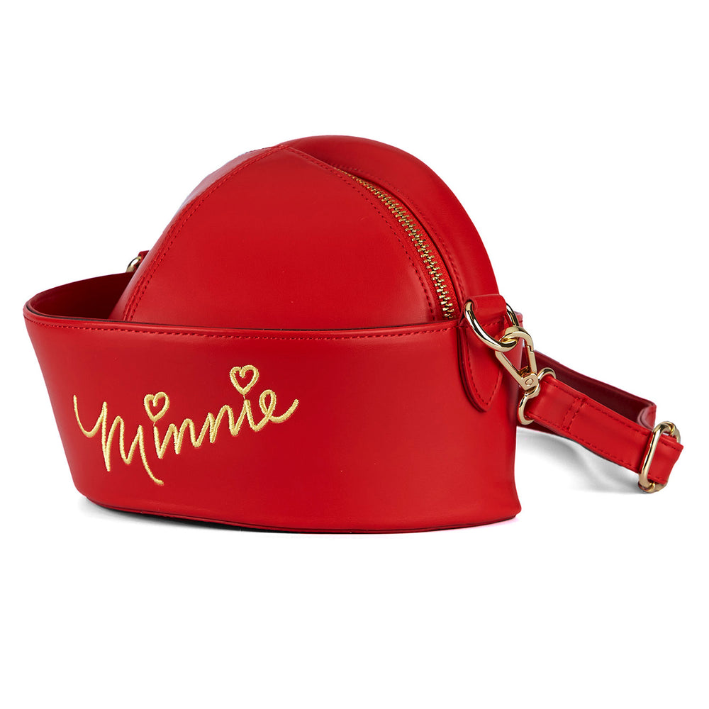Exclusive - Minnie Mouse Daisy Hat Crossbody Bag Side View-zoom