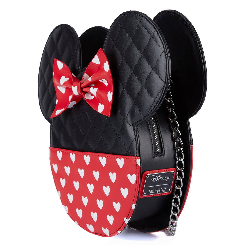 Mickey and Minnie Mouse Love Reversible Crossbody Bag Side View-zoom