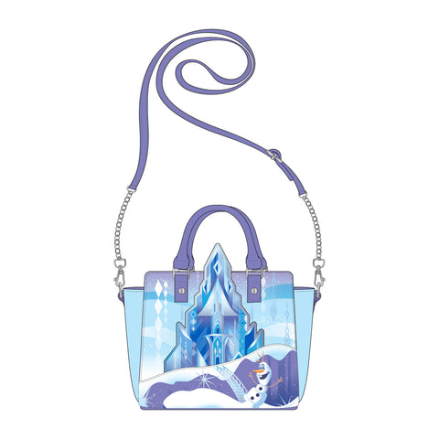 Frozen Princess Elsa Castle Crossbody Bag Front View