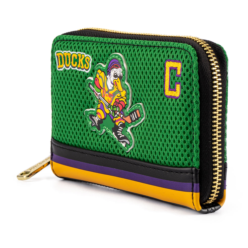 LACC 2021 Virtual Con Exclusive - Disney The Might Ducks Cosplay Zip Around Wallet Side View-zoom