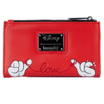 Mickey and Minnie Mouse Love Flap Wallet Back View