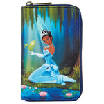 Exclusive - Princess Tiana and the Frog Bayou Scene Zip Around Wallet Front View
