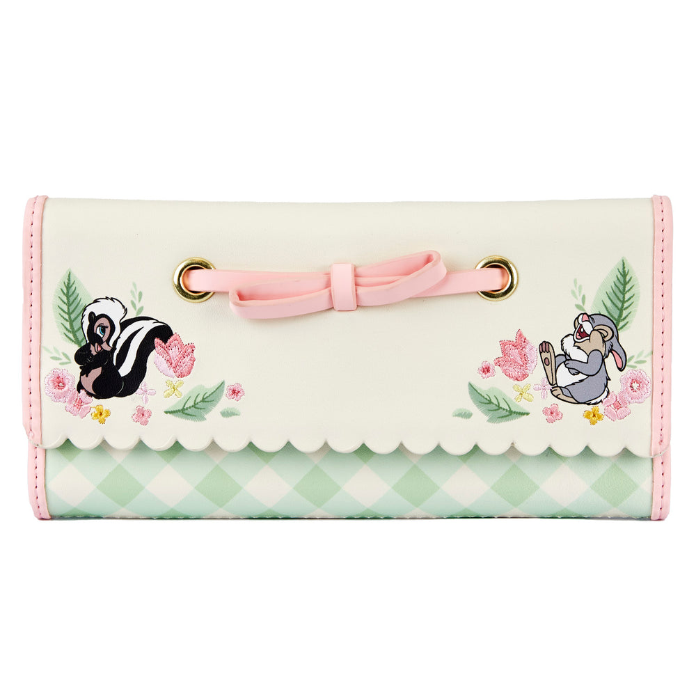 Bambi Spring Time Tri-Fold Wallet Front View-zoom
