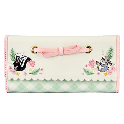 Bambi Spring Time Tri-Fold Wallet Front View