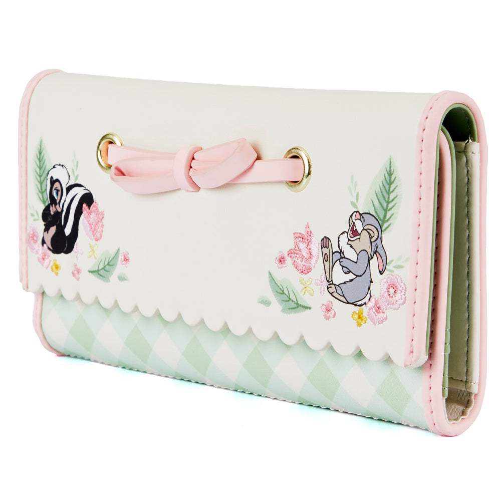 Bambi Spring Time Tri-Fold Wallet Side View-zoom