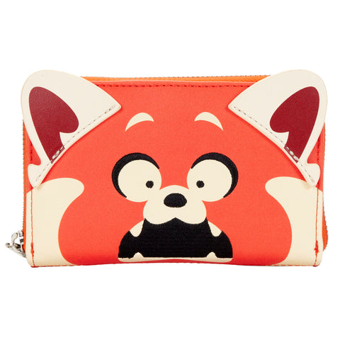 Turning Red Panda Cosplay Zip Around Wallet Front View